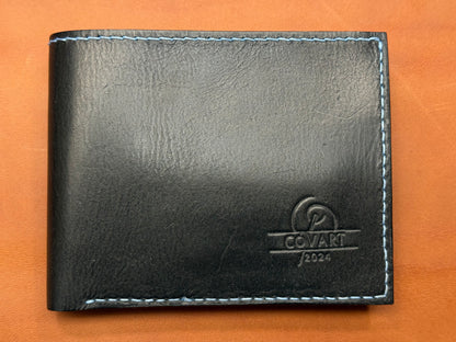 Elegante, handgenähte Ledergeldbörse