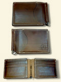 Hand-sewn leather wallet Stratum