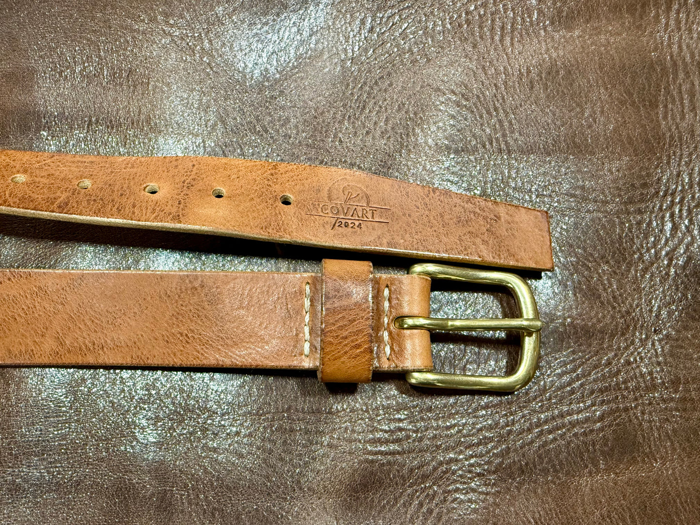 Ručno šivani kožni remen Dravon 35