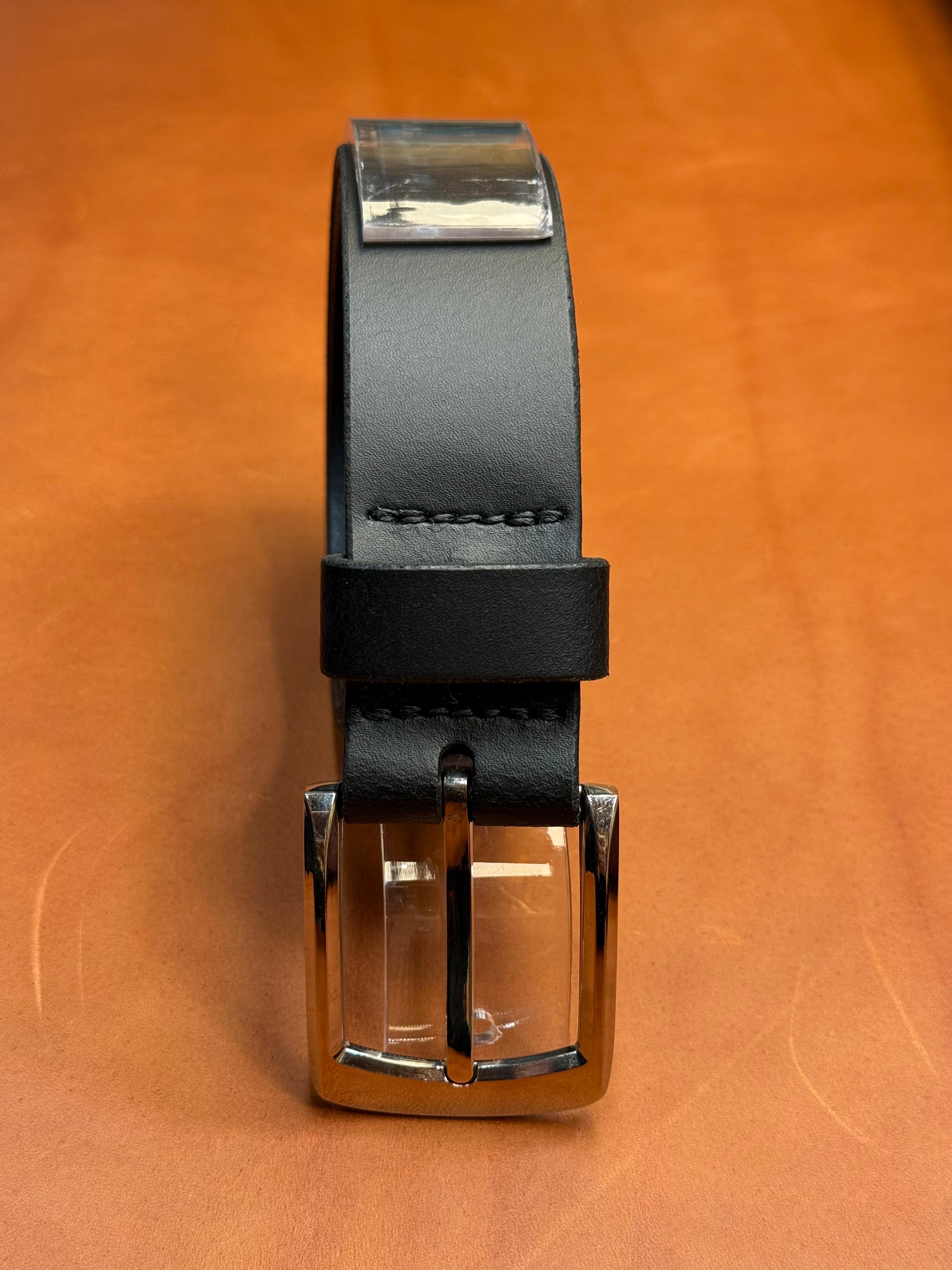 Hand-stitched Leather Belt Kaelis 35