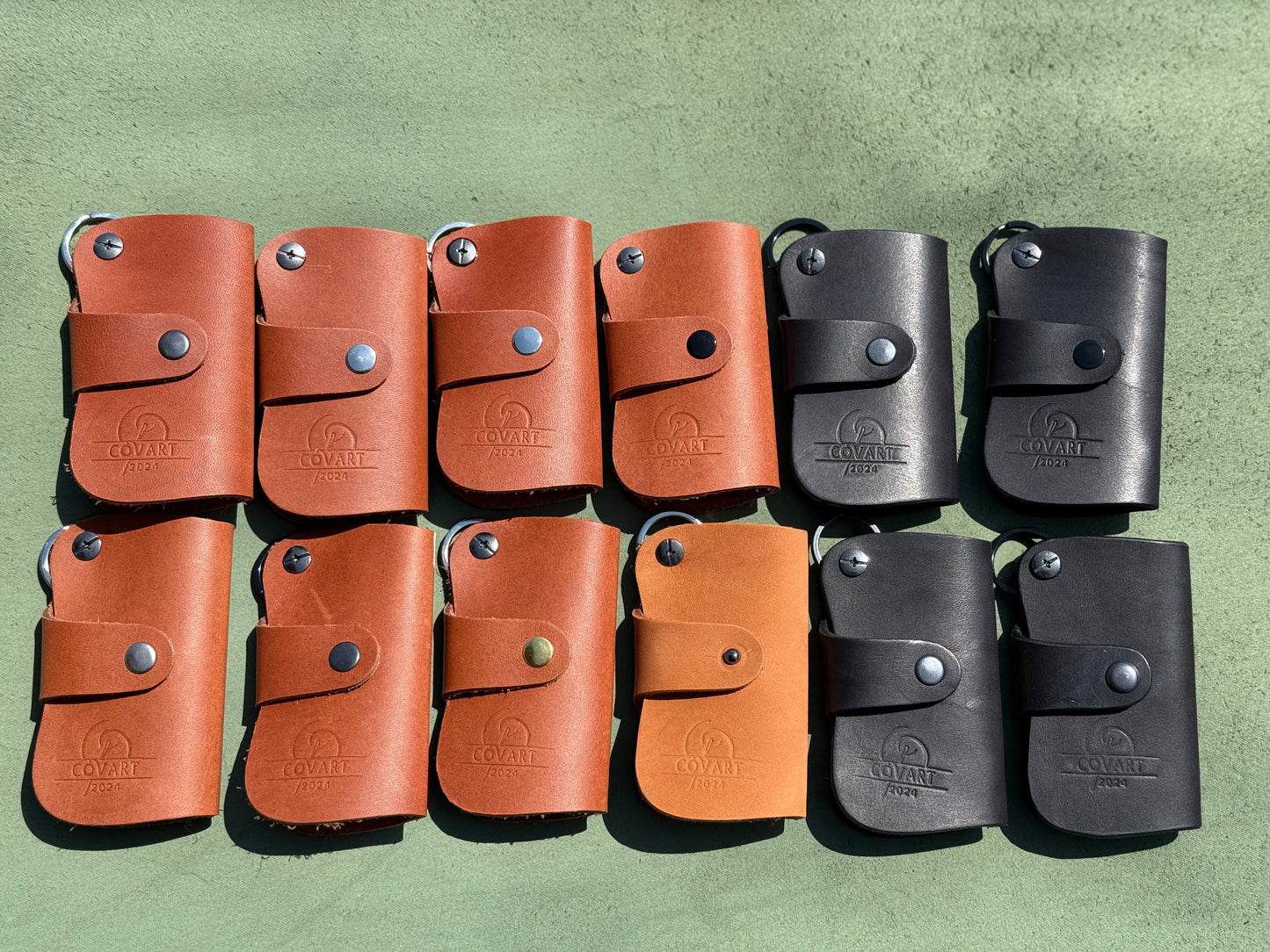 Leather key case