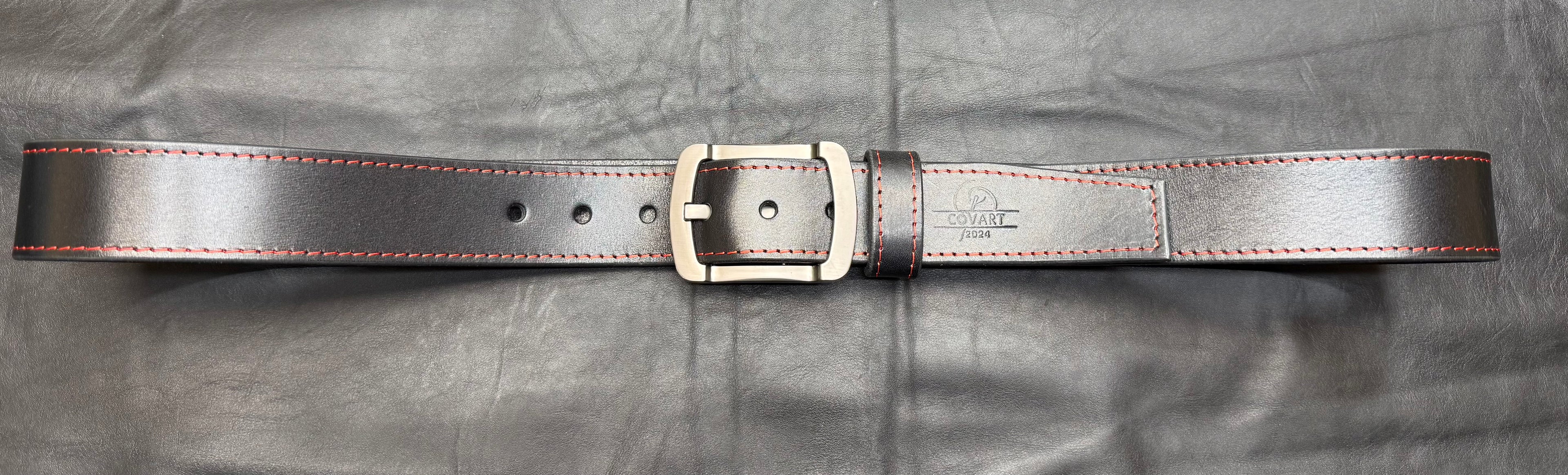 Hand-stitched leather belts Xyrian 40