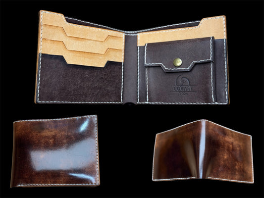 Handgenähte Ledergeldbörse – Limitierte Auflage