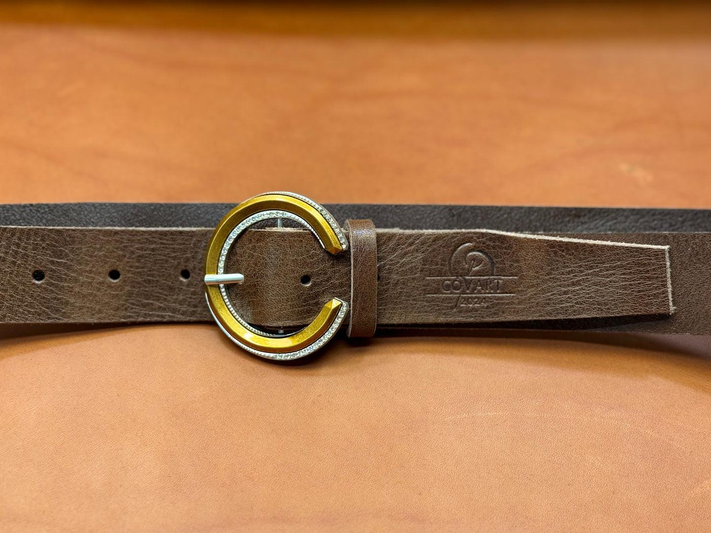 Handgefertigter Ledergürtel Kaelis 34