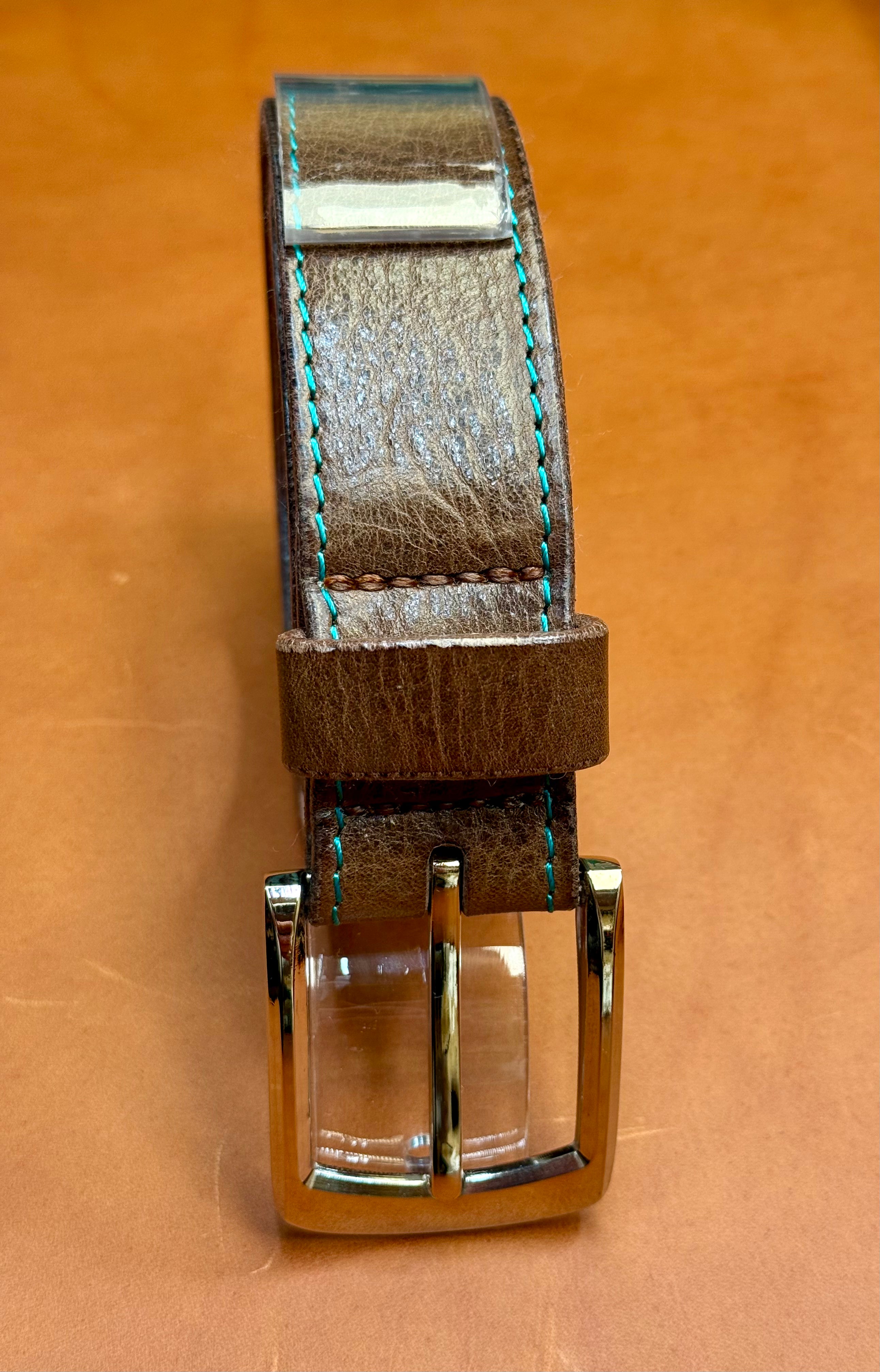 Hand-stitched belt Xyrian 34