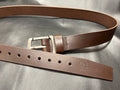 Hand-stitched leather belt Dravon 40