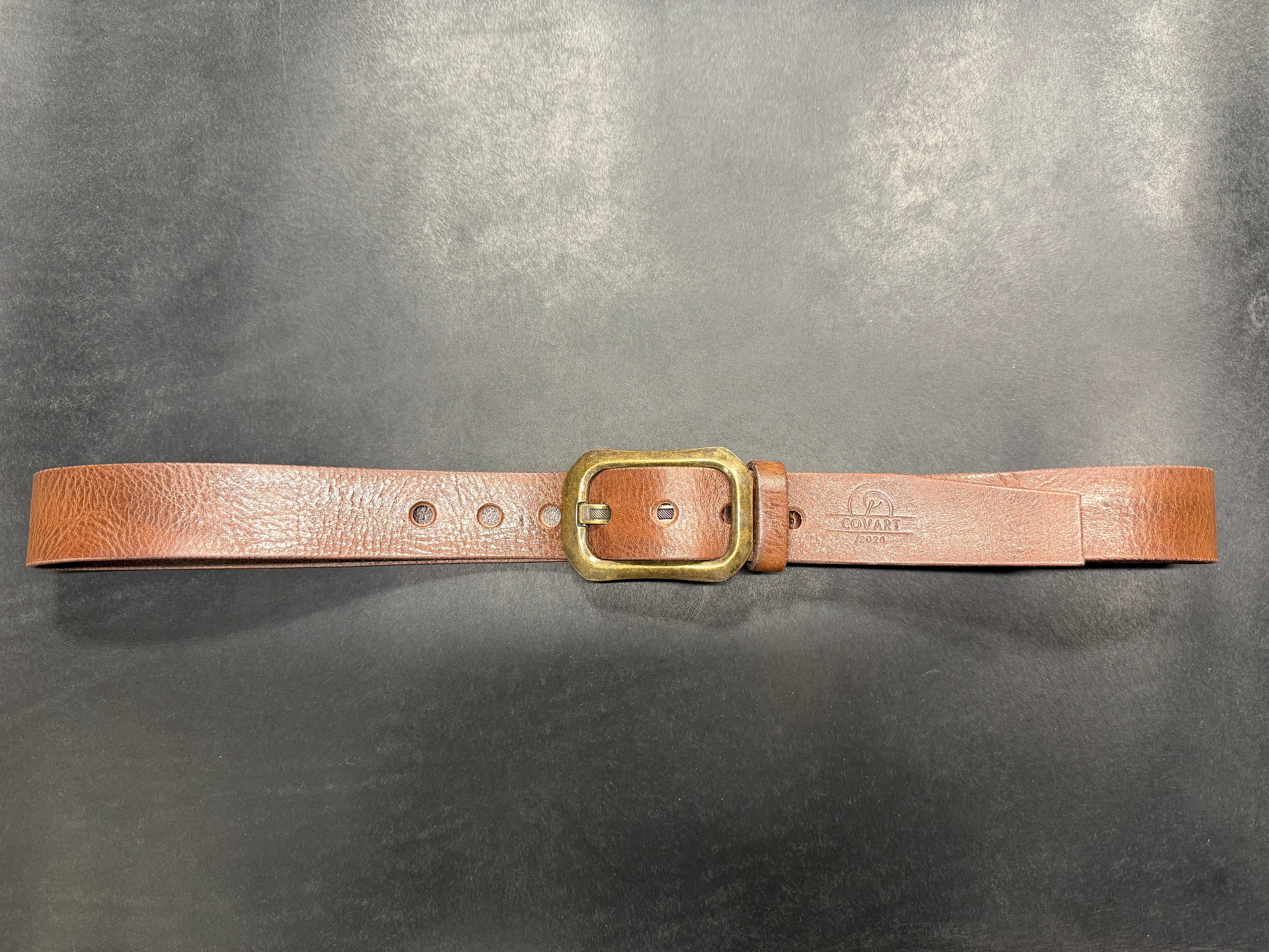 Hand-stitched women's belt Zerath 35 Vintage
