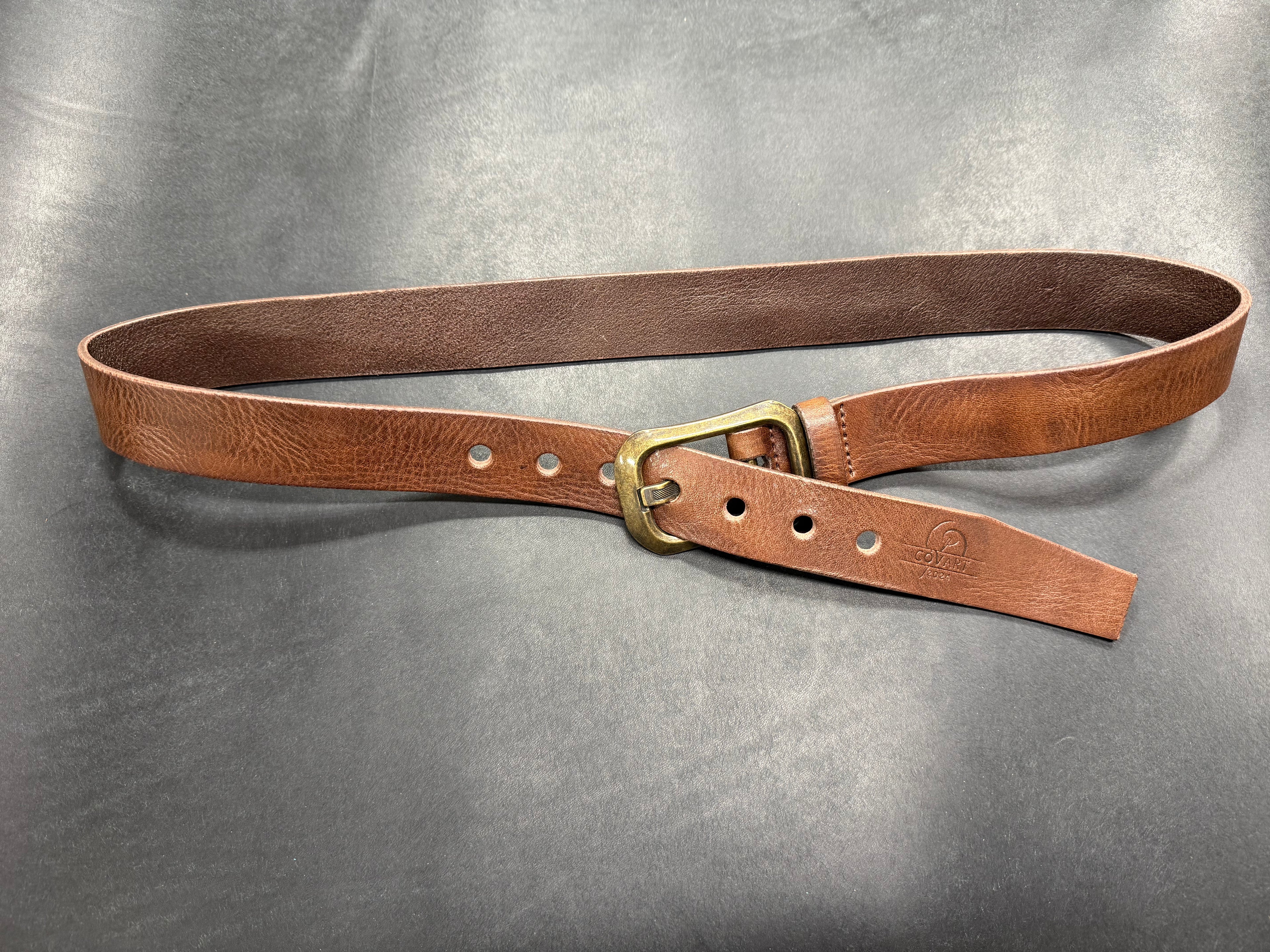 Hand-stitched women's belt Zerath 35 Vintage