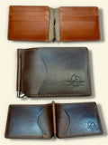 Hand-sewn leather wallet Stratum