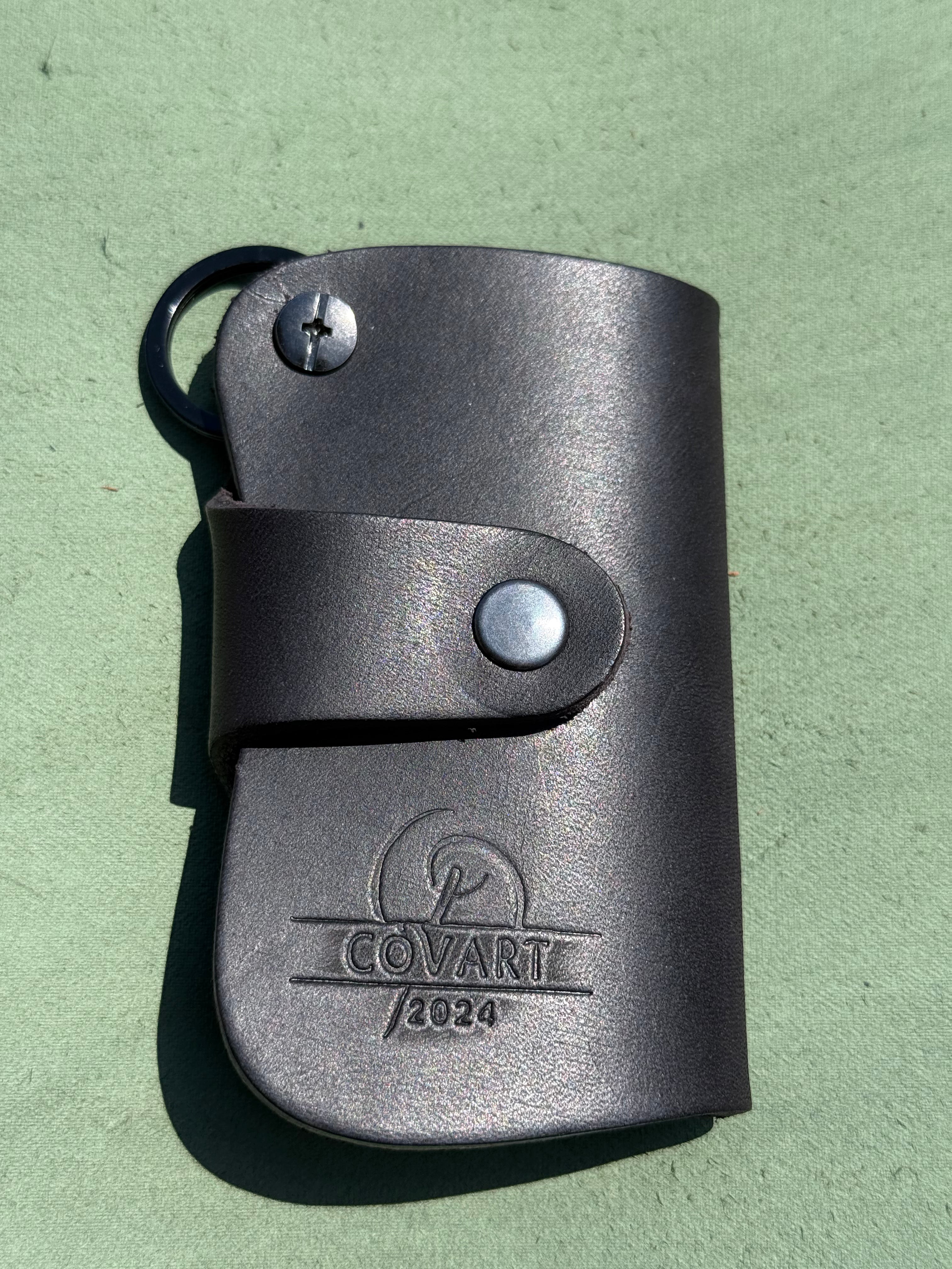 Leather key case
