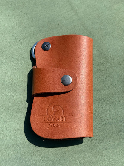 Leather key case