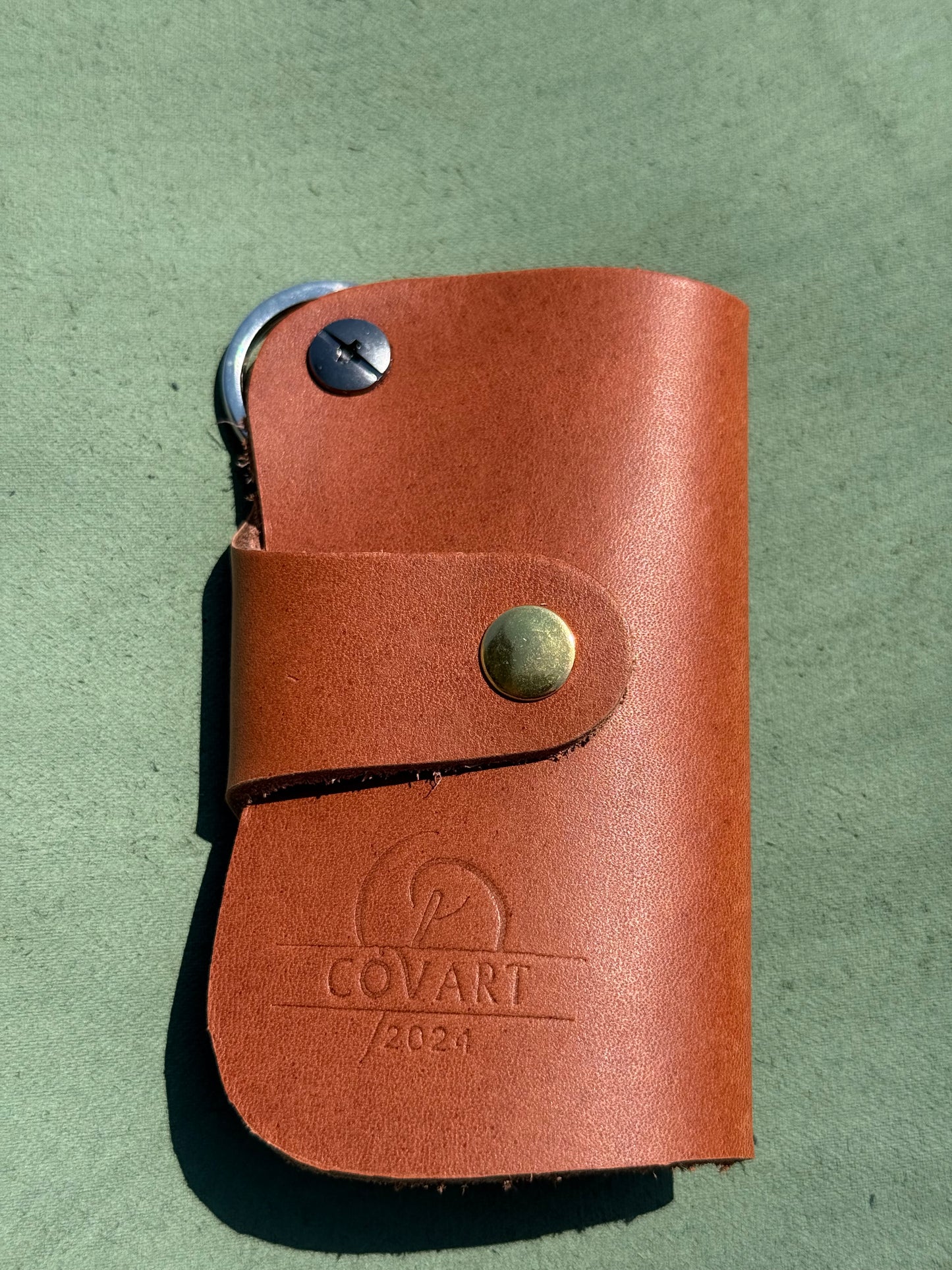 Leather key case