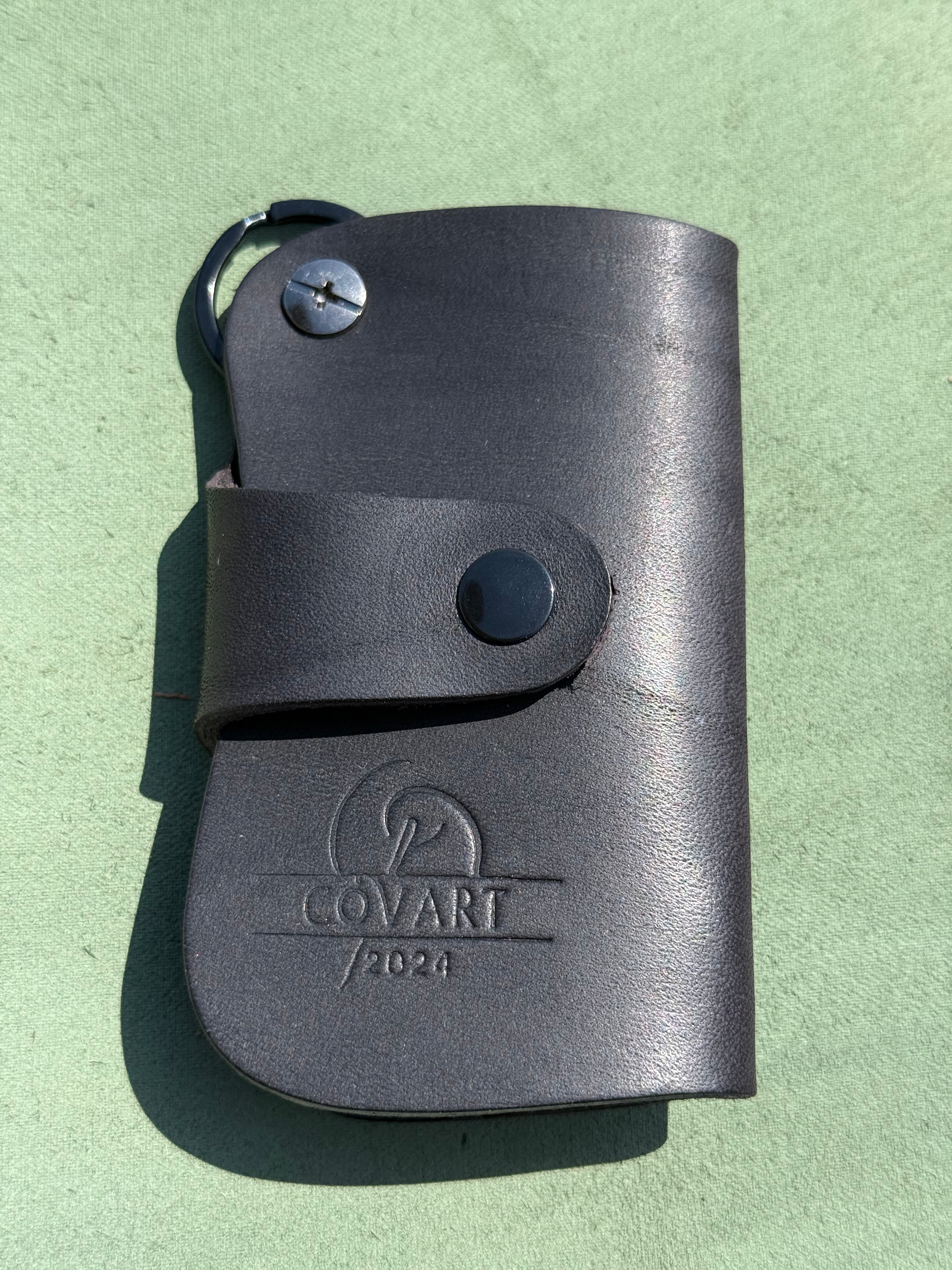 Leather key case