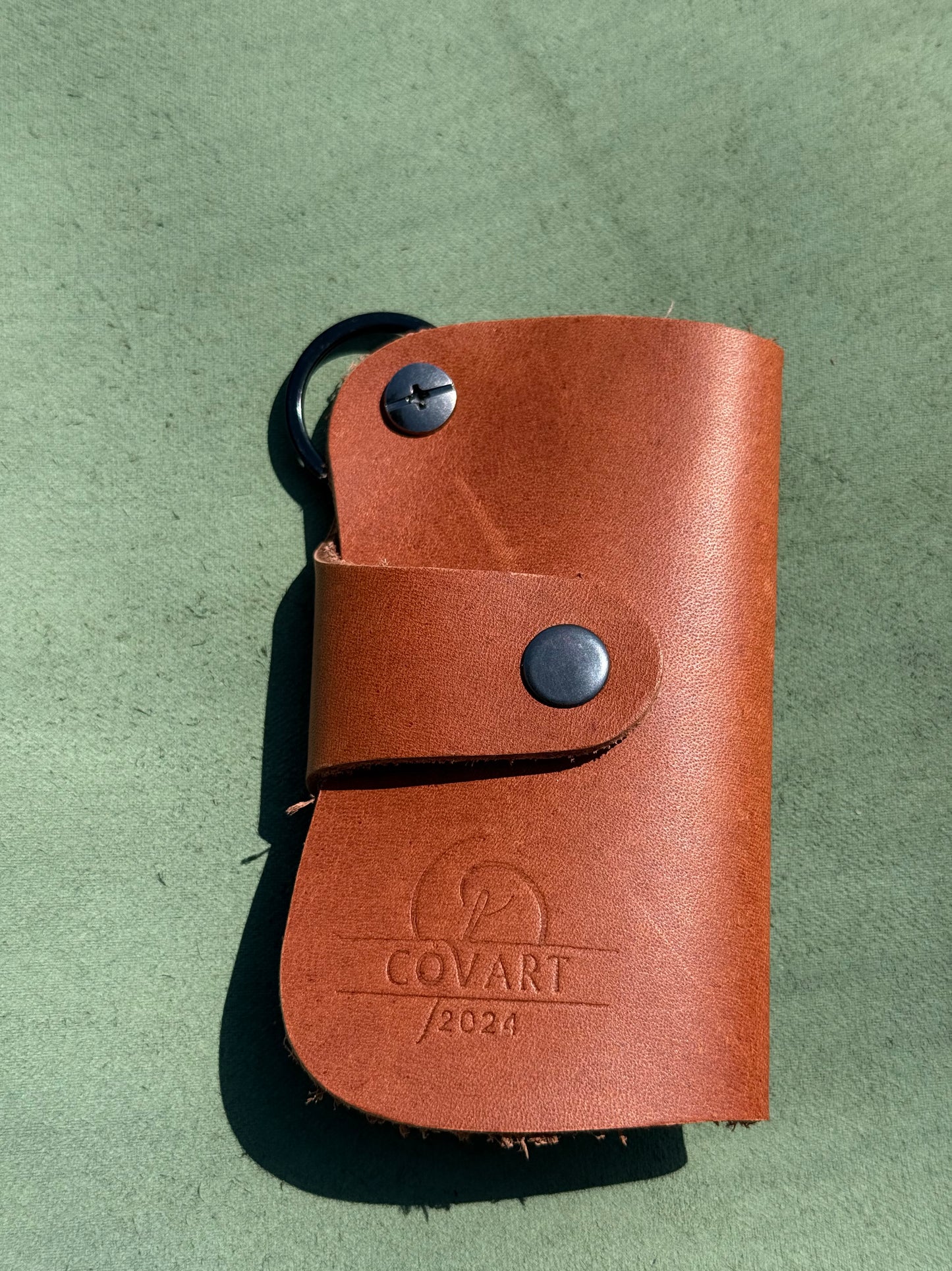 Leather key case