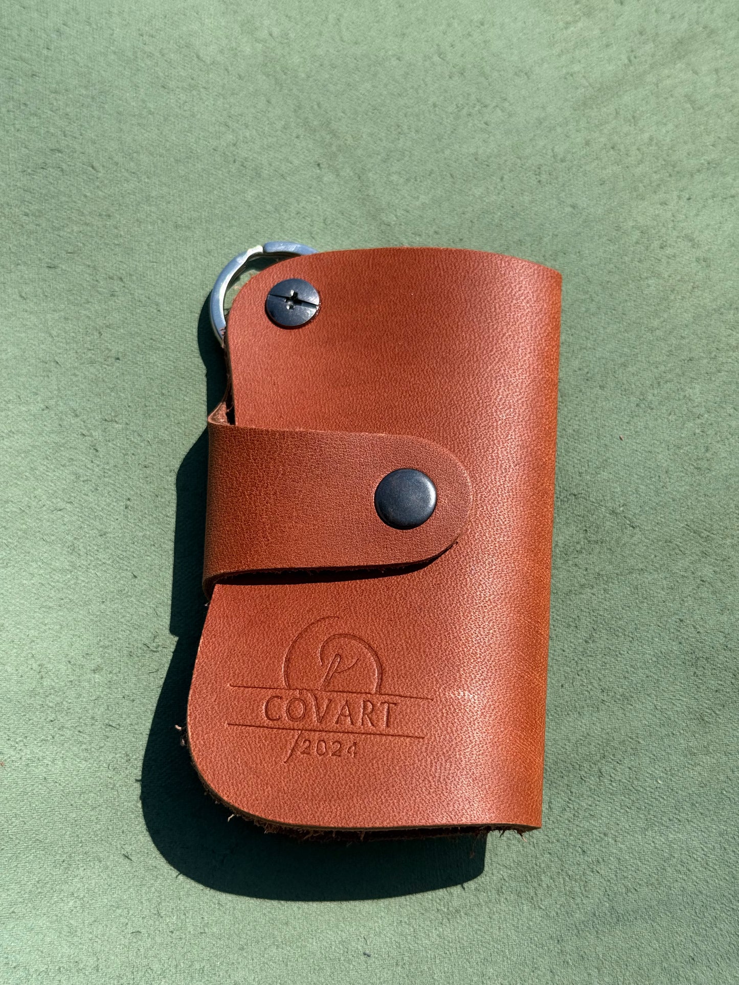 Leather key case