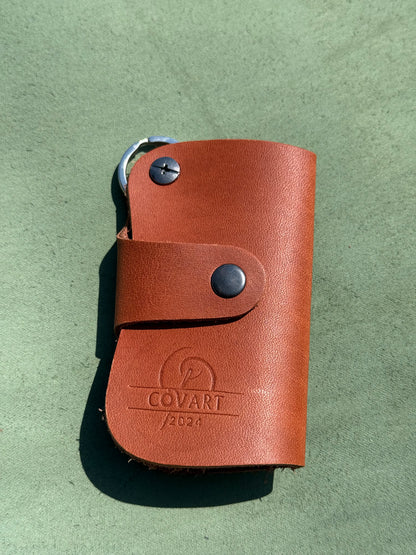 Leather key case