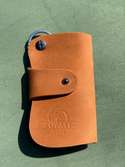 Leather key case