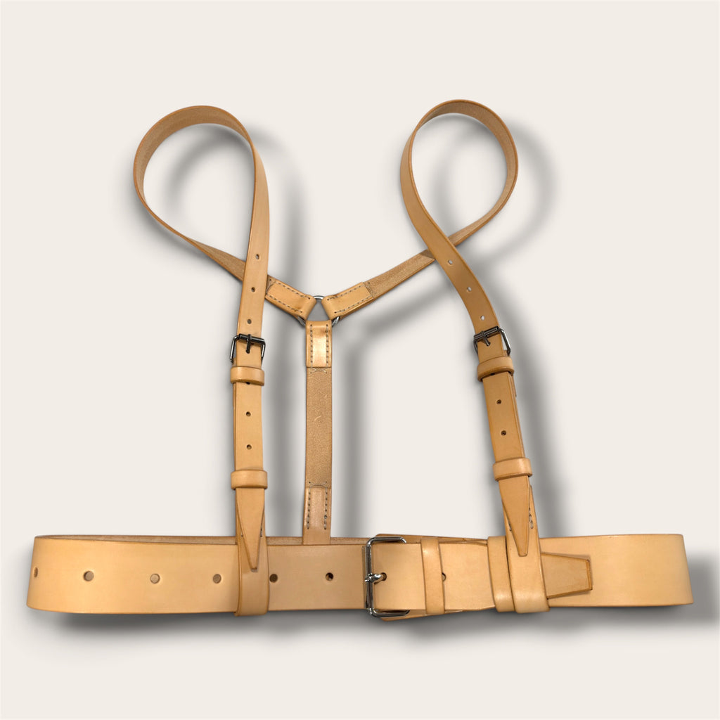 Set of historical military harnesses with a belt