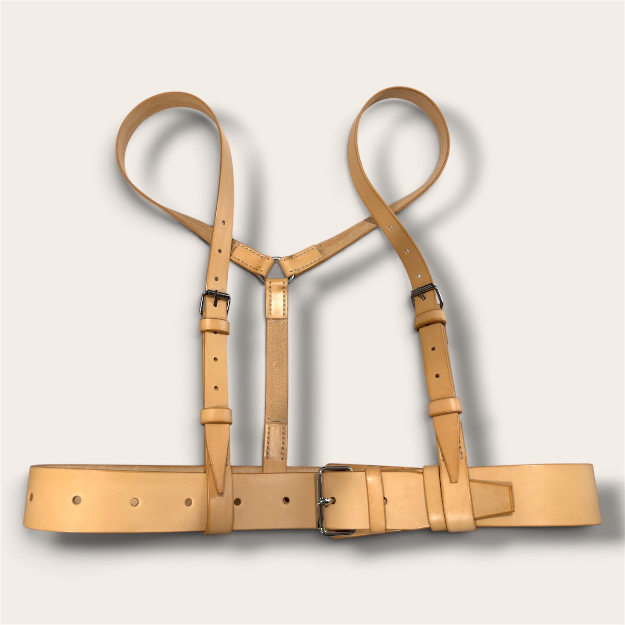 Set of historical military harnesses with a belt