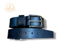 Hand-stitched leather belt Dravon 40